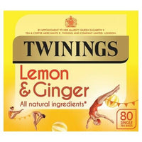 0082 Merge Twinings Tea Bags Lemon & Ginger 80 Pack