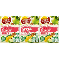 0095 Merge Golden Circle Apple And Mango Juice Poppers No Added Sugar Multipack Juice 200ml 6 Pack