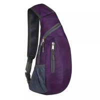 01116 Merge Chest Bag Shoulder Backpack Sling Cross Satchel Travel Bag Purple Elegance Celebrations Built