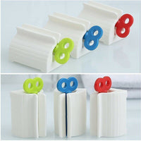 0171 Merge 3 Pieces Toothpste Squeezer Bathroom Tube Dispenser Easy Stand Rolling Holder Health.