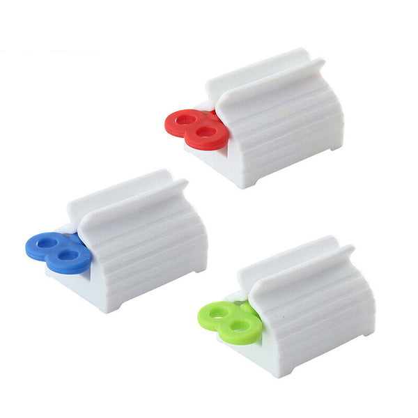 0171 Merge 3 Pieces Toothpste Squeezer Bathroom Tube Dispenser Easy Stand Rolling Holder Health.