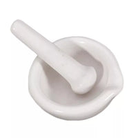 0132 Merge Small Heavy Duty Solid Ganite Mortar & Pestle Set Unpolished Spice Grinder ( Appliance ).