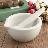 0132 Merge Small Heavy Duty Solid Ganite Mortar & Pestle Set Unpolished Spice Grinder ( Appliance ).