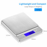 0148 Merge 3Kg /0.1g Kitchen Digital Scales LCD Electronic Balance Food eight Postal Scales Appliance.