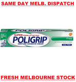 0157 Merge Super Poligrip Zinc Free Denture Adhesive Cream All Day Strong Hold & Seal 68G Health