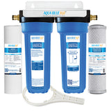 0160 Merge Twin Caravan & RV Water Filter System With Sediment & Carbon Filter