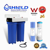 0163 Merge Shield Twin Caravan & RV Water Filter System With Sediment & Carbon Filter