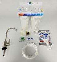 0164 Merge Twin Caravan & RV Water Filter System With Sediment & Carbon Filter You