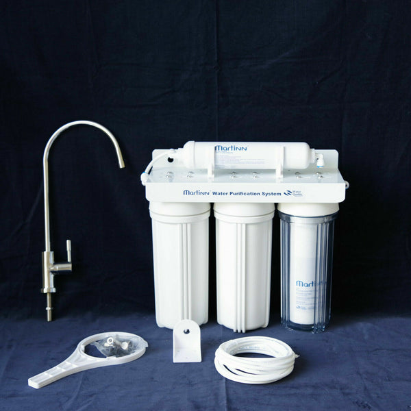 0166 Merge Premium Household 4 Stage Undersink Water Filter System Rural Tank Creek USF400