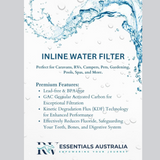 0168 Merge Inline Water Filter Caravan RV Boat RV Essentials Motorhome Camper Jayco Parts