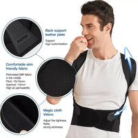 NNEOBA Back Brace Posture Corrector For Men Adjustable Full Back Support Awesome.