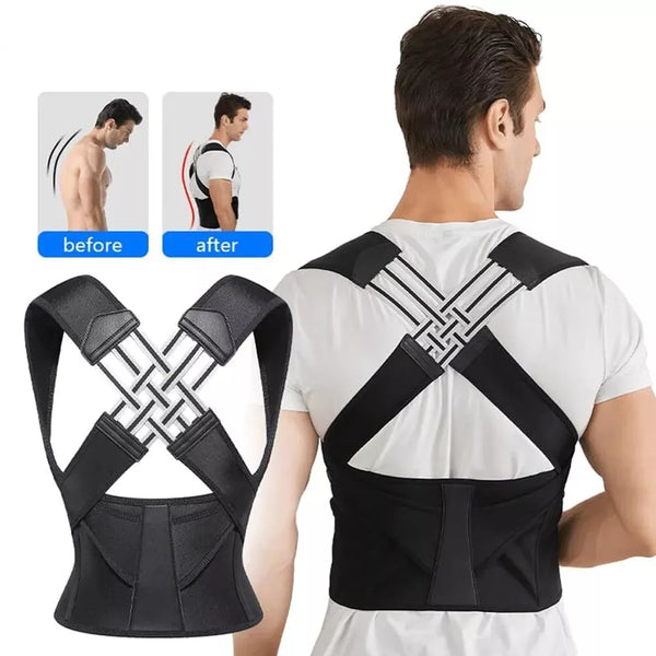 NNEOBA Back Brace Posture Corrector For Men Adjustable Full Back Support Awesome.