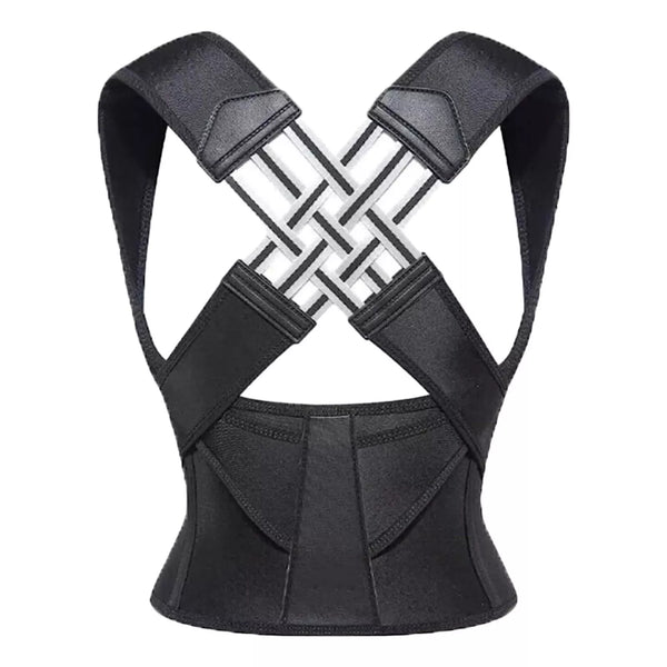 0193 Adjustable Posture Corrector Low Back Support shoulder Brace Belt Men women M Size