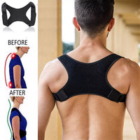 0197 Posture Corrector Adjustable Back Shoulder Belt Support Body Brace Back Unisex Awesome.