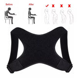 0197 Posture Corrector Adjustable Back Shoulder Belt Support Body Brace Back Unisex Awesome.