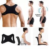 0197 Posture Corrector Adjustable Back Shoulder Belt Support Body Brace Back Unisex Awesome.