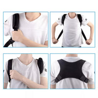 0197 Posture Corrector Adjustable Back Shoulder Belt Support Body Brace Back Unisex Awesome.