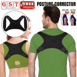 0197 Posture Corrector Adjustable Back Shoulder Belt Support Body Brace Back Unisex Awesome.