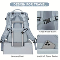 02103 Merge Business Travel Laptop Backpack, Water Resistant College School Computer Bag Elegance Celebration Built