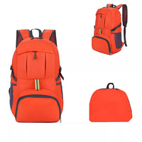 02105 Merge 26L Foldable Deep Backpack Gym Sports Luggage travel Back Pack Orange Colour  Elegance Celebration Built.