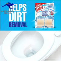 0124 Merge Bleach Power, White & Shine Toilet Cistern Cleaner, Twin Pack Cleans