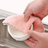 0219 Merge 10 Pieces 26x16 Kitchen Towel Dish Cloth Super Absorbent Tea Towels Kitchen Cleaning Tools