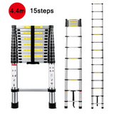 0228 Merge 2.6-4.4M Telescopic Aluminium Ladder Extension Extendable Step Ladder