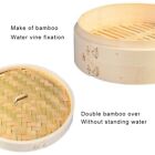 0231 Merge 20CM Bamboo  Basket Stackable Kitchen steam Rack cookware With Lid