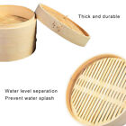 0231 Merge 20CM Bamboo  Basket Stackable Kitchen steam Rack cookware With Lid