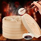 0231 Merge 20CM Bamboo  Basket Stackable Kitchen steam Rack cookware With Lid