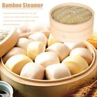 0231 Merge 20CM Bamboo  Basket Stackable Kitchen steam Rack cookware With Lid