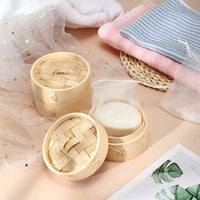 0232 Merge 10CM Bamboo Steamer With Lid Basket Round Food Dim Sum Steamer Kitchen