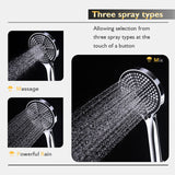 0241 Merge Wels 10" Rain Shower Head Set 3 Modes Hand Held Shower 2in1 Shower Mixer Taps