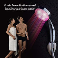 0244 Merge Wels LED Shower Head Luminus Light- Up 7 Colours Auto Change Light Shower Head