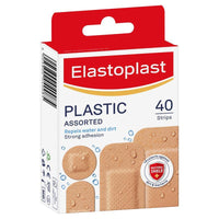 0259 Merge Elastoplast 47082 Plastic Assorted Plasters 40 Strips Health Awesome.