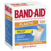 0261 Merge Band-Aids Plastic Strips 100 Pack Health Awesome.