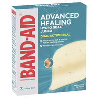 0263 Merge Band-Aids Advanced Healing Hydro Seal Jumbo 3  Pack Health