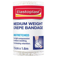 0268 Merge Elastoplast 48015 Me 7.5cm x 1.6mdium Weight Crepe Bandage Health.