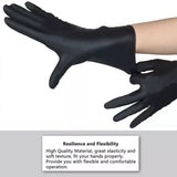 Industrial Clear Disposable Nitrile 100 Gloves Powder Free Thick Medical Protection Protective.