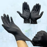 Industrial Clear Disposable Nitrile 100 Gloves Powder Free Thick Medical Protection Protective.