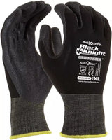 0285 Merge Maxisafe Black Knight Gripmaster Gloves Protective.