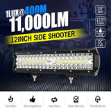 03109 Merge 12inch Cree Led Light Bar side shooter Combo Beam Work driving Offroad 4WD Endurance Outback Sale.