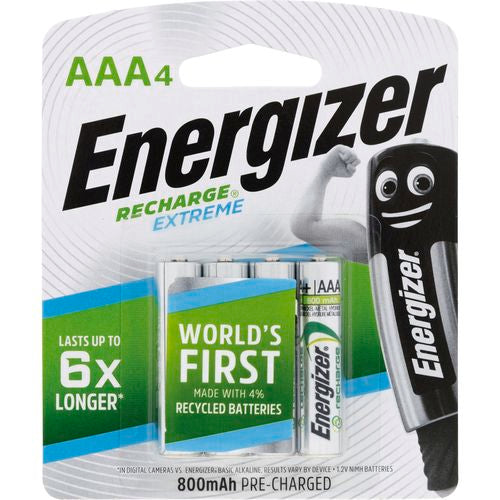 03110 Merge Energizer AAA Rechargeable Batteries 4-Pack Outback Celebration Items