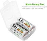 03111 Merge EBL 5000mAh High Capacity NI-MH Rechargeable C Batteries, 4 Pack Case Outback Celebration Items.