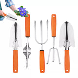 0321 Merge Floral Garden Tool Set Of 5 Stainless Steel Hand Floral Garden Tool Kit Yard Awesome.