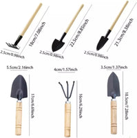 0323 Merge Gardening Tool Set, Spade Shovel, Rake, 6 Pieces Garden Tool Kit Mini Spade Yard Awesome