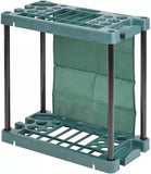 0328 Merge Garden Tool Organizer Portable Utility Rack Holds 40 Yard Tool awesome