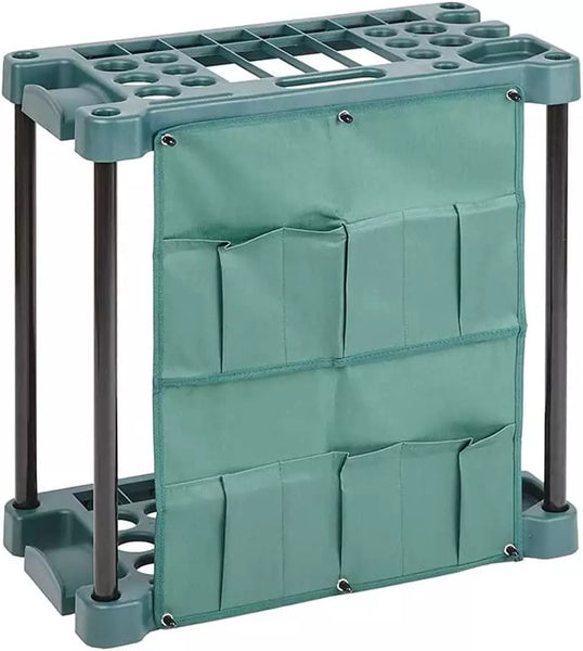 0328 Merge Garden Tool Organizer Portable Utility Rack Holds 40 Yard Tool awesome