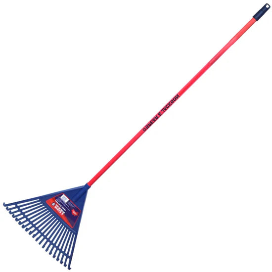 0333 Merge Spear and Jackson 450mm Leaf and Grass Rake Metal Handle Yard.