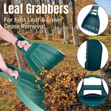 0338 Merge 1Pc Outdoor Garden Rake Lightweight Plastic Portable Tool For Easy Leaf Cleaning Yard